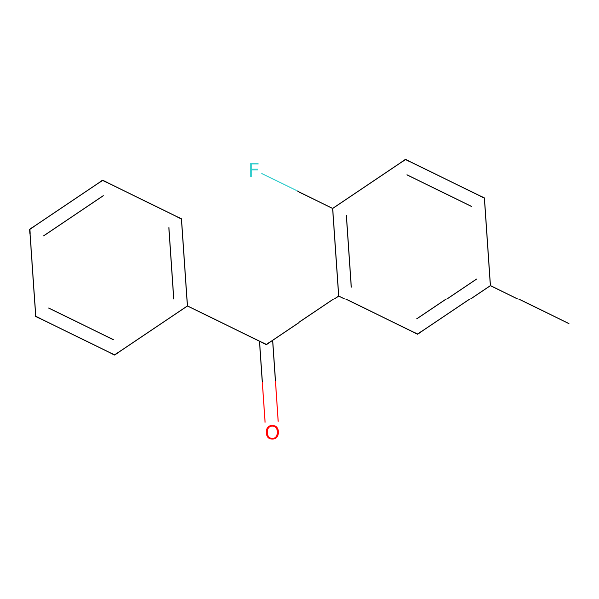 (2-Fluoro-5-methylphenyl) phenyl ketone molecular structure, CAS 59396-51-9