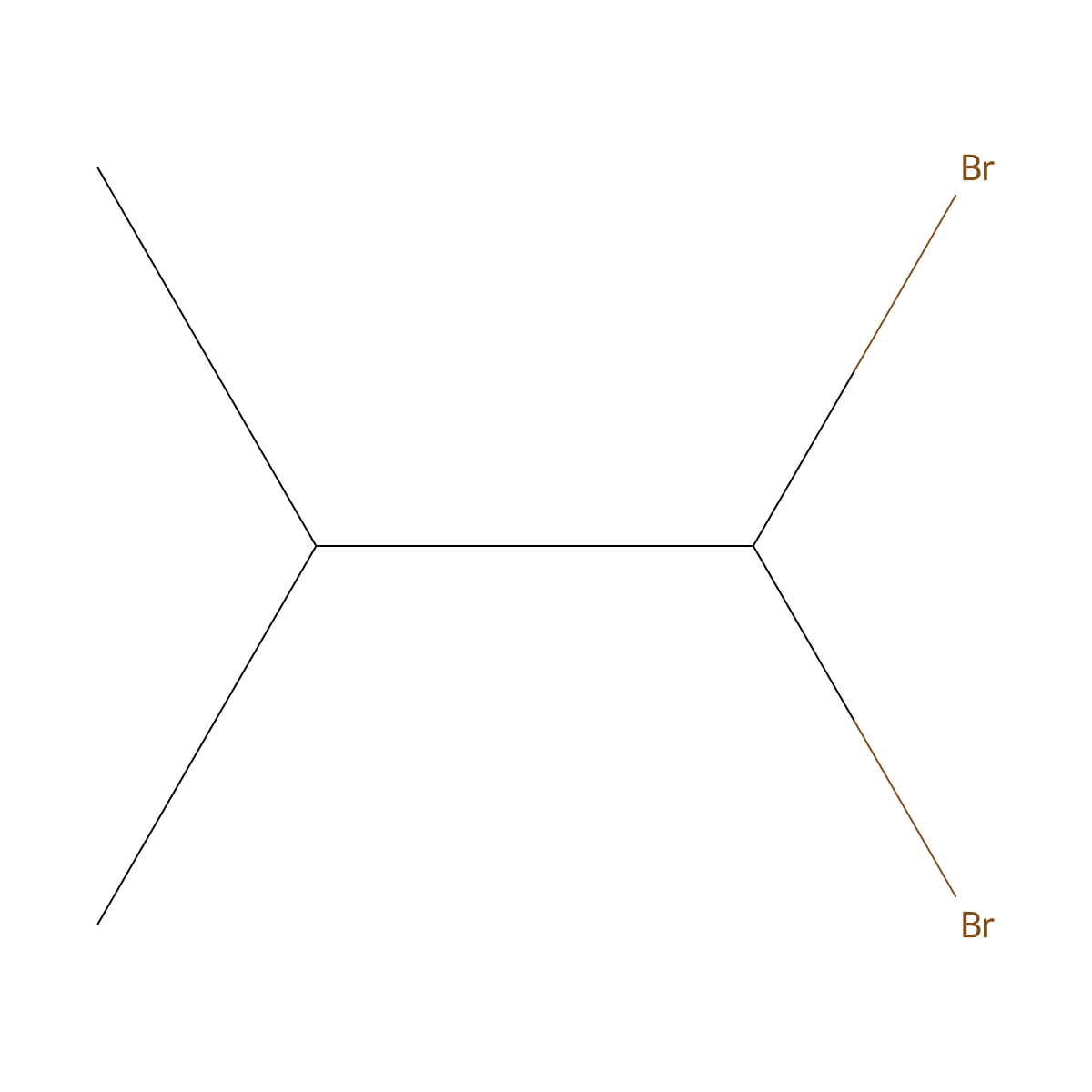 1,1-Dibromo-2-methylpropane molecular structure, CAS 594-34-3