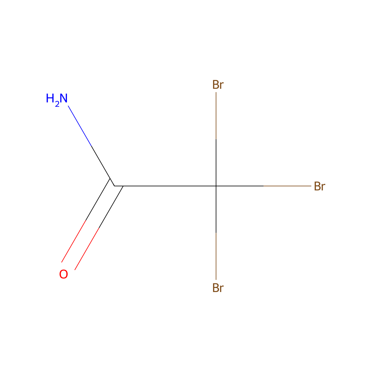 2,2,2-Tribromoacetamide molecular structure, CAS 594-47-8