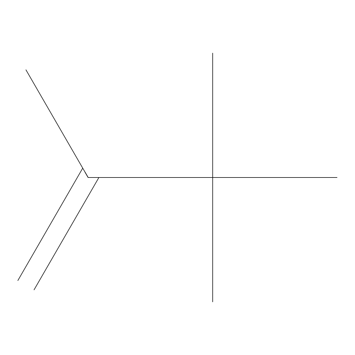 2,3,3-Trimethylbut-1-ene molecular structure, CAS 594-56-9