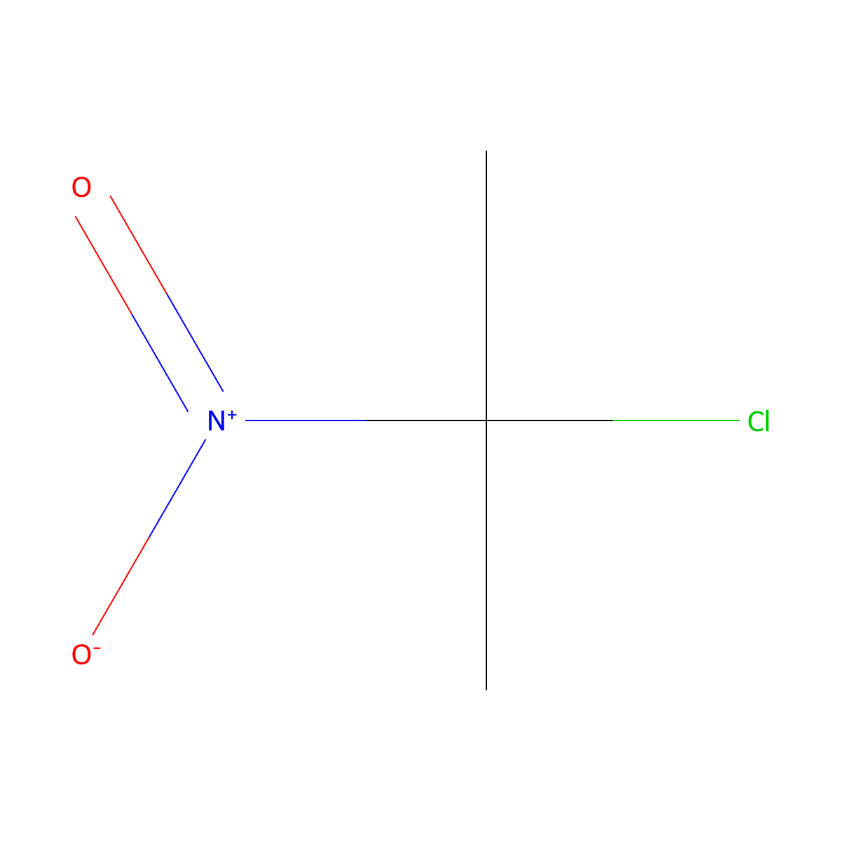 2-Chloro-2-nitropropane molecular structure, CAS 594-71-8
