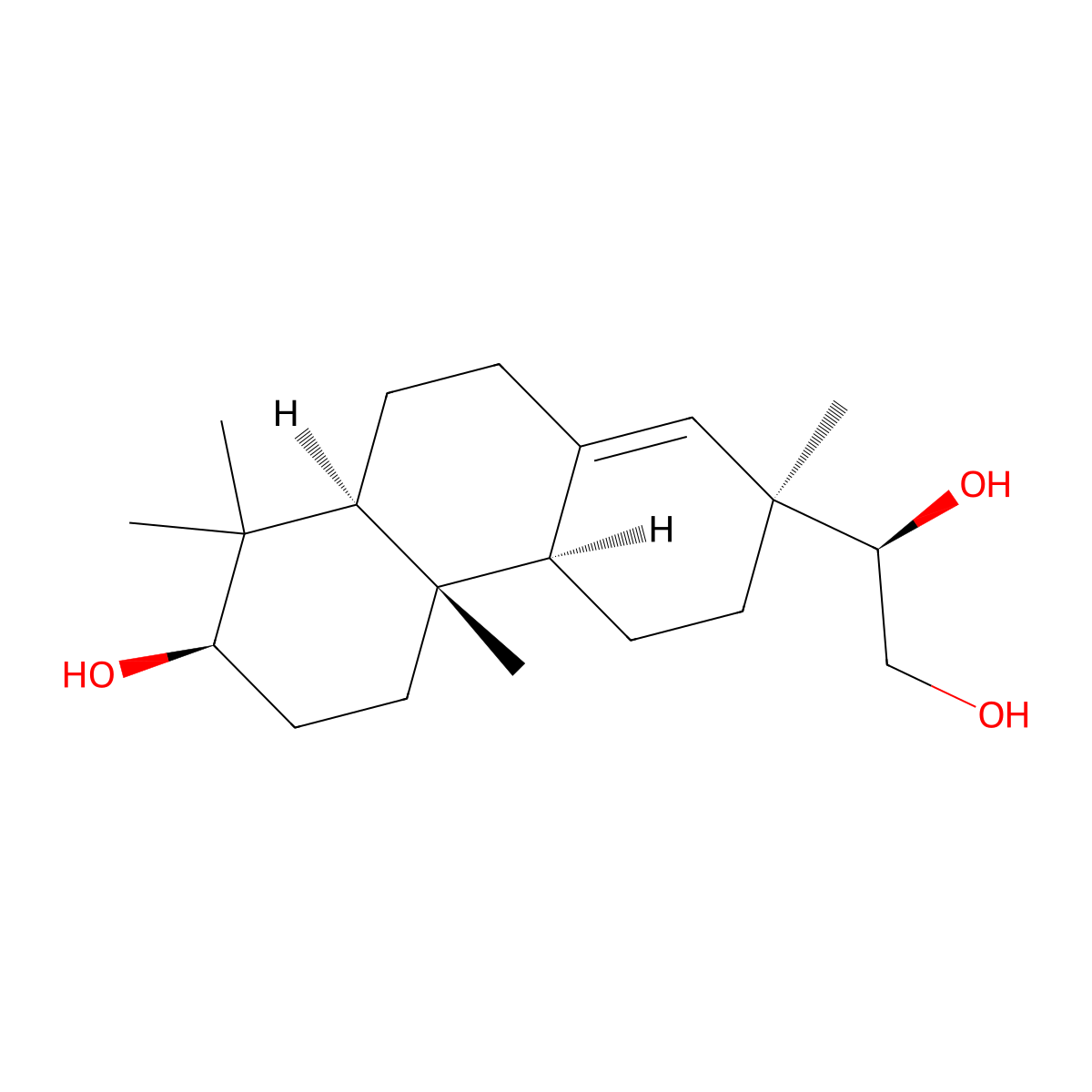 Darutigenol molecular structure, CAS 5940-00-1