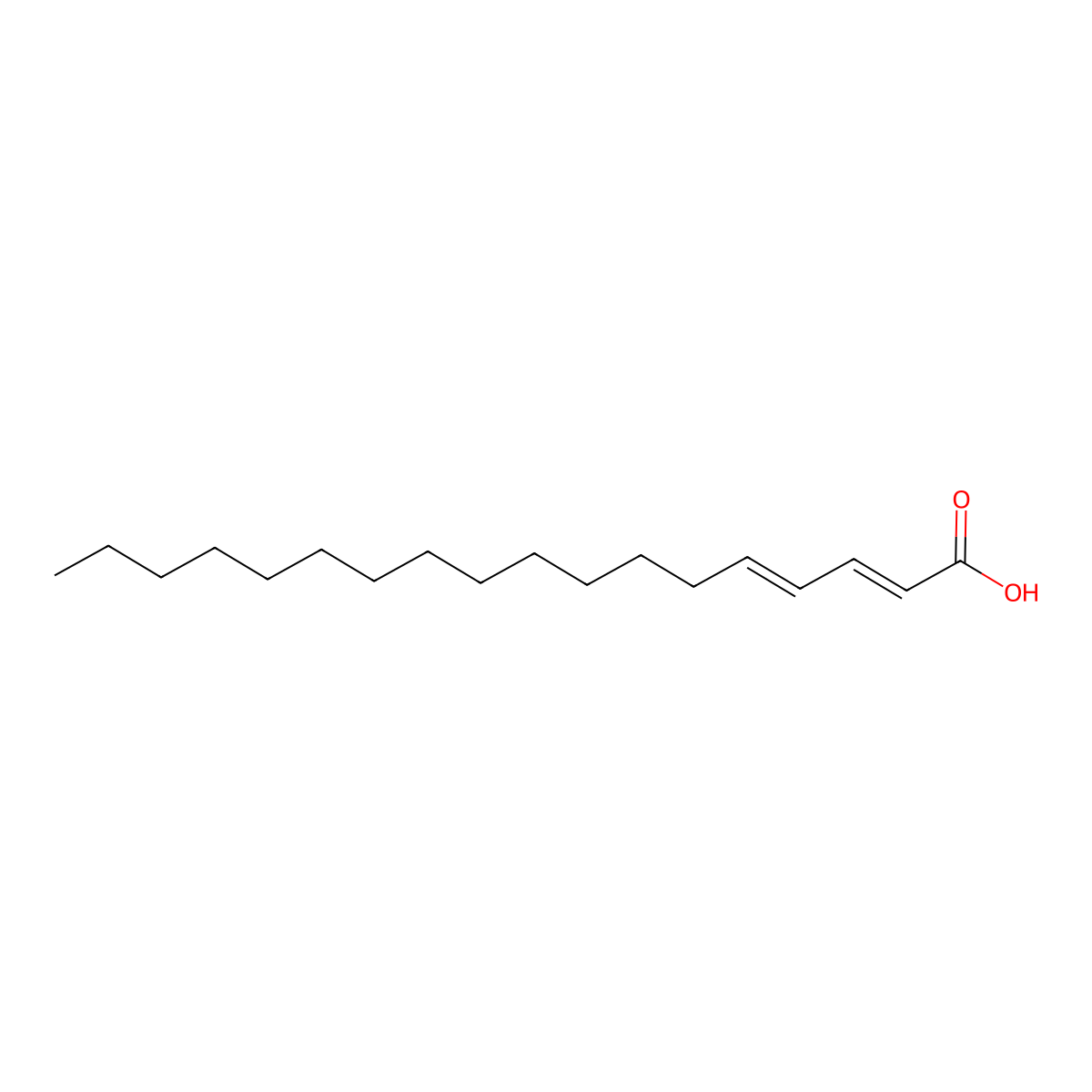 Octadecadienoate molecular structure, CAS 59404-49-8