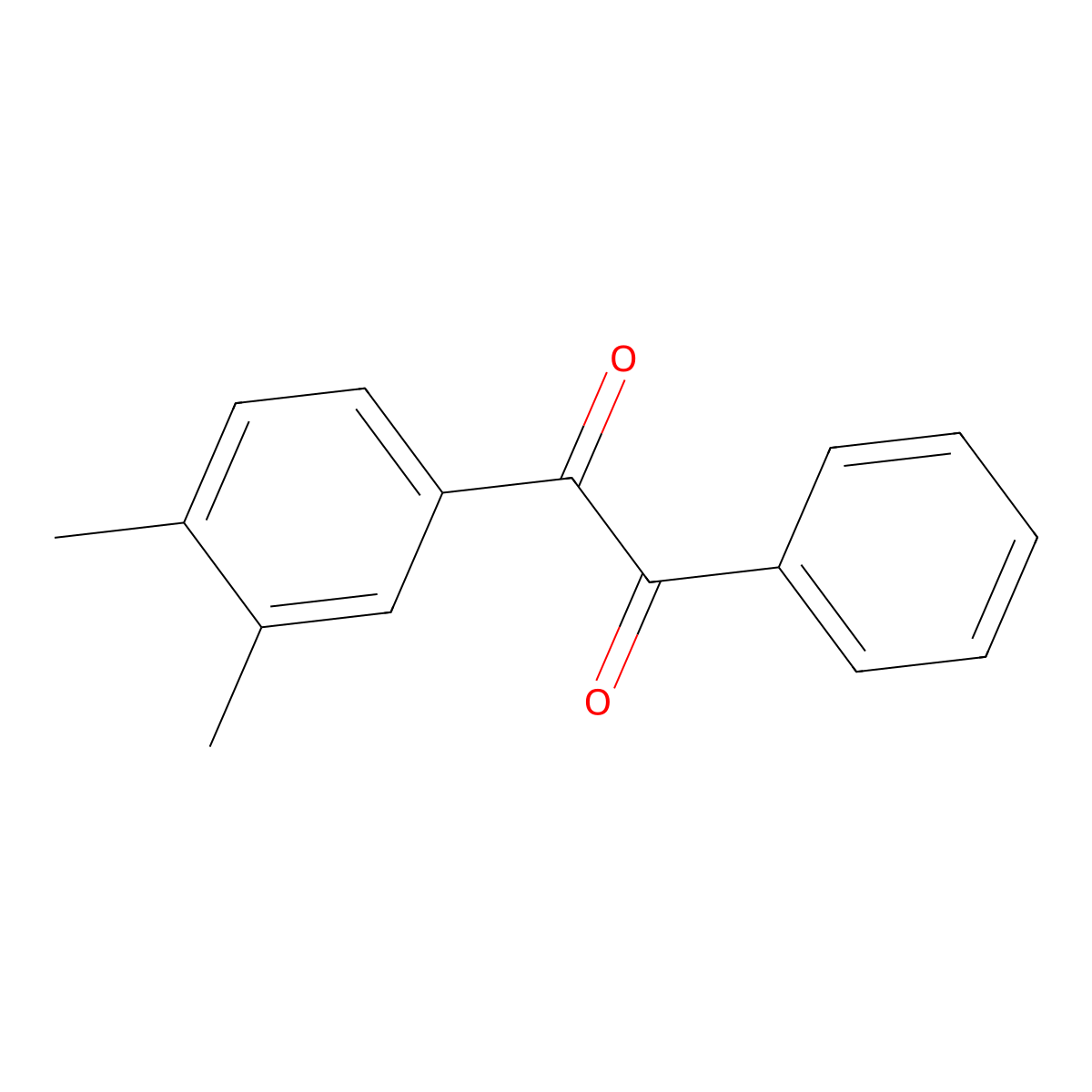 1-(3,4-Dimethyl-phenyl)-2-phenyl-ethane-1,2-dione molecular structure, CAS 59411-15-3