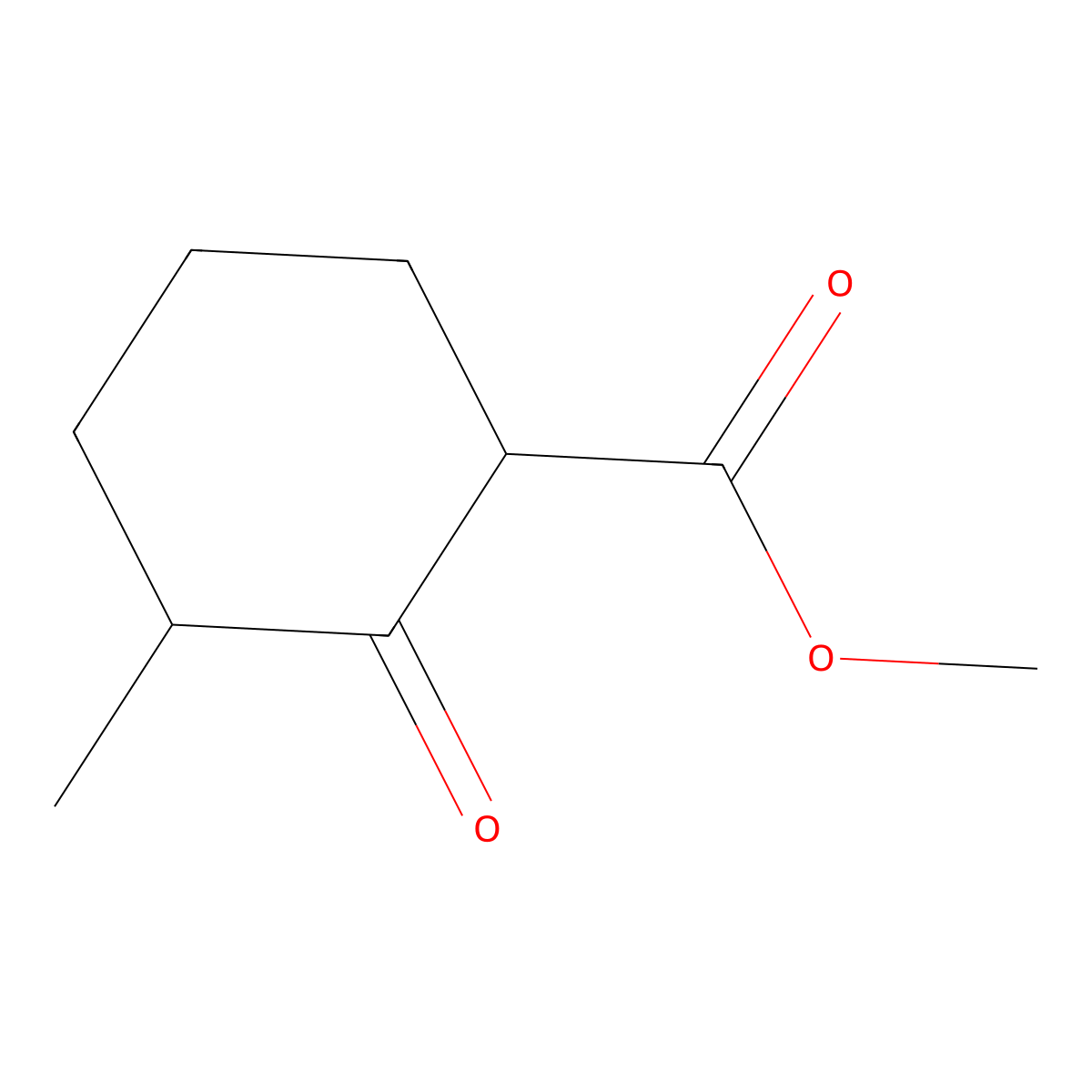 Methyl 3-methyl-2-oxocyclohexane-1-carboxylate molecular structure, CAS 59416-90-9