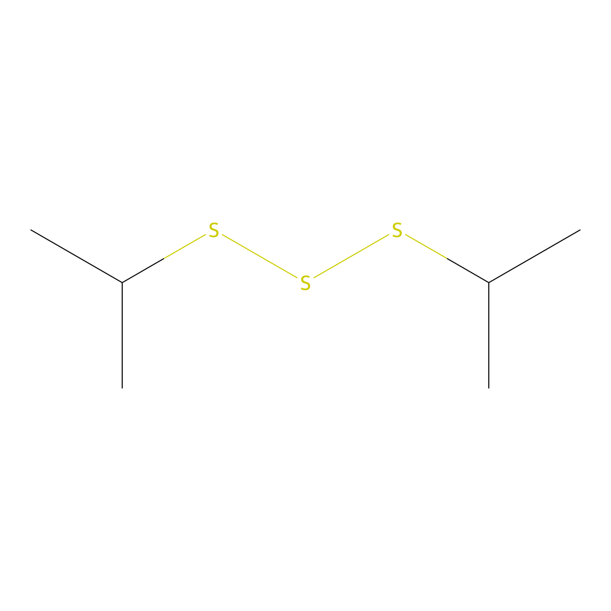 Diisopropyl trisulfide molecular structure, CAS 5943-34-0