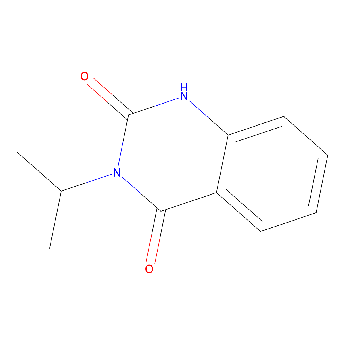 3-Isopropyl-1H-quinazoline-2,4-dione molecular structure, CAS 5943-91-9