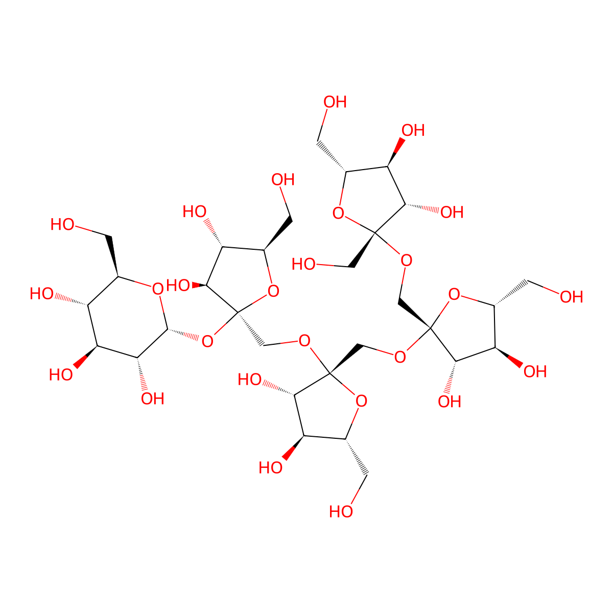 1F-Fructofuranosylnystose molecular structure, CAS 59432-60-9