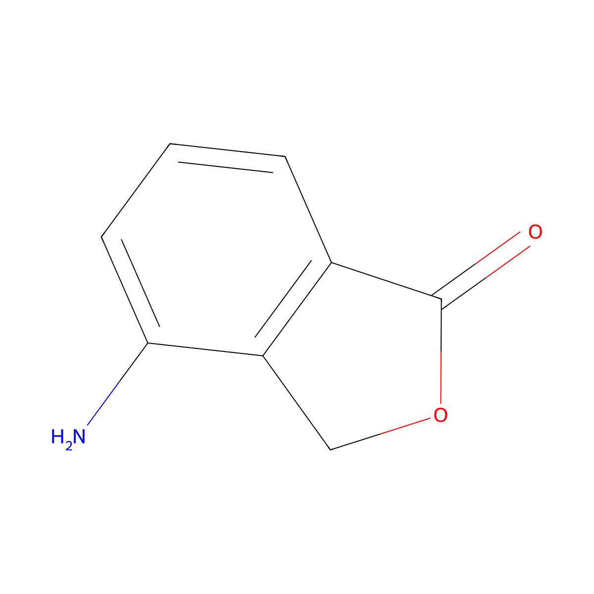 4-Amino-1,3-dihydro-2-benzofuran-1-one molecular structure, CAS 59434-19-4