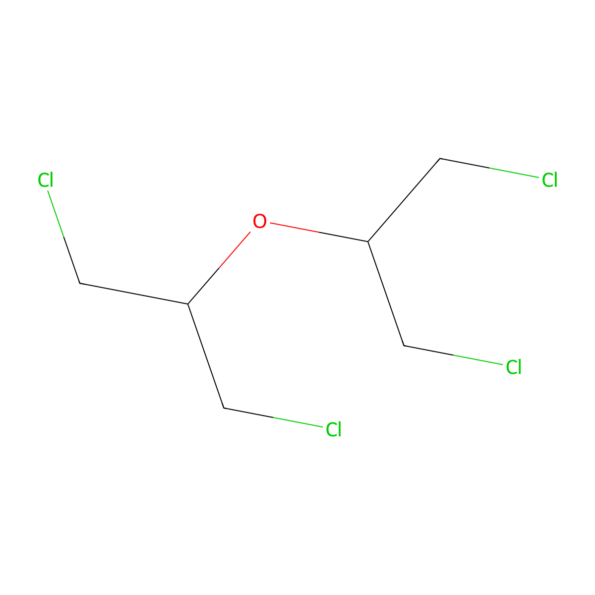 Bis(1,3-dichloroisopropyl ether) molecular structure, CAS 59440-89-0