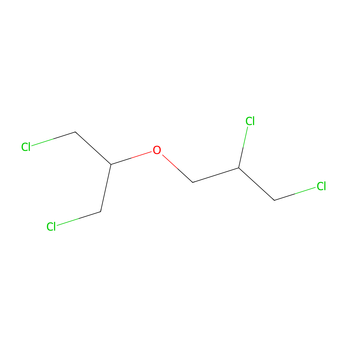1,2-Dichloro-3-[2-chloro-1-(chloromethyl)ethoxy]propane molecular structure, CAS 59440-90-3