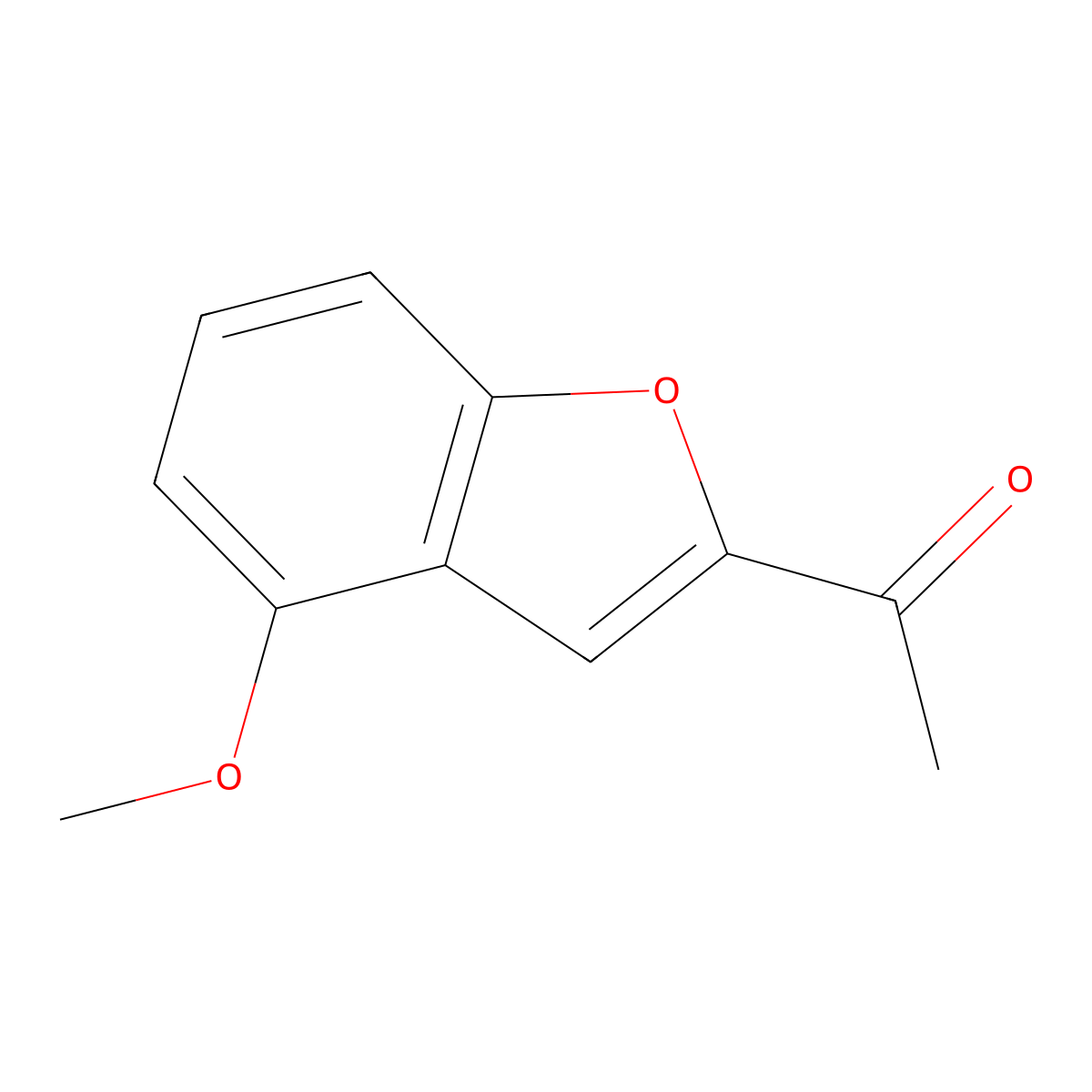 Ethanone, 1-(4-methoxy-2-benzofuranyl)- molecular structure, CAS 59445-59-9