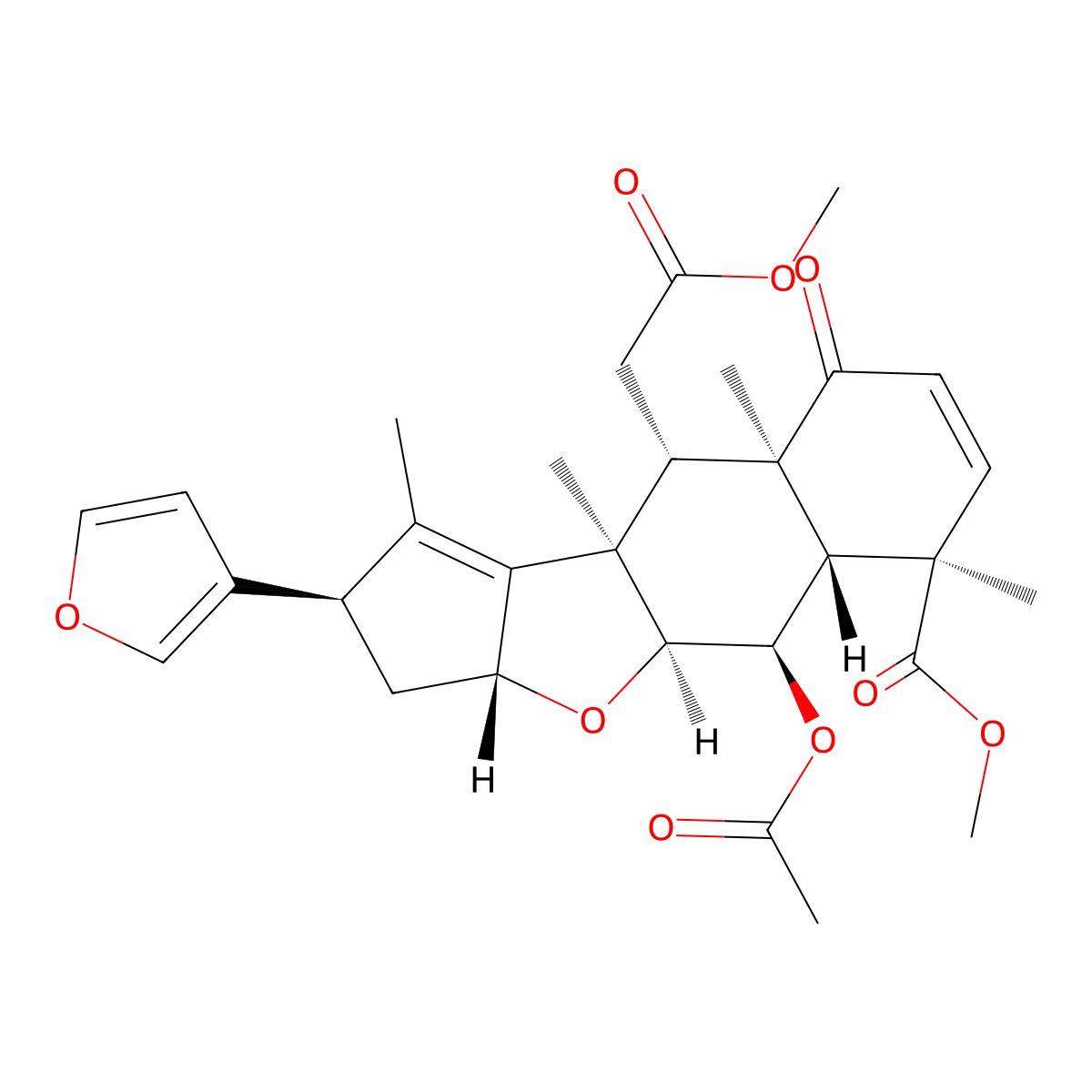 Nimbin molecular structure, CAS 5945-86-8