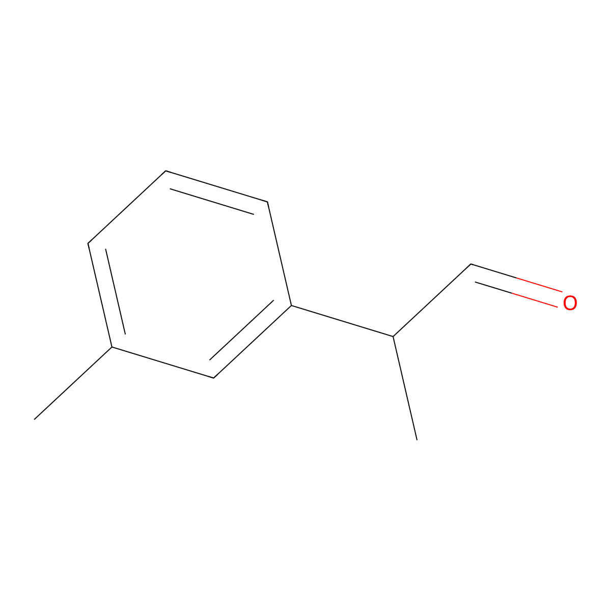 2-(3-Methylphenyl)propanal molecular structure, CAS 59452-89-0