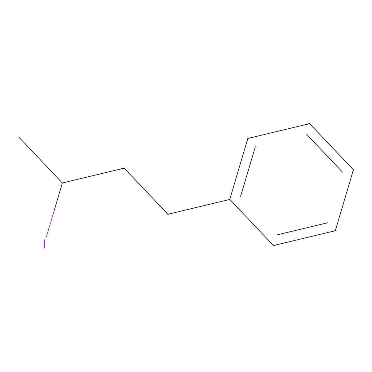 Benzene, (3-iodobutyl)- molecular structure, CAS 59456-20-1