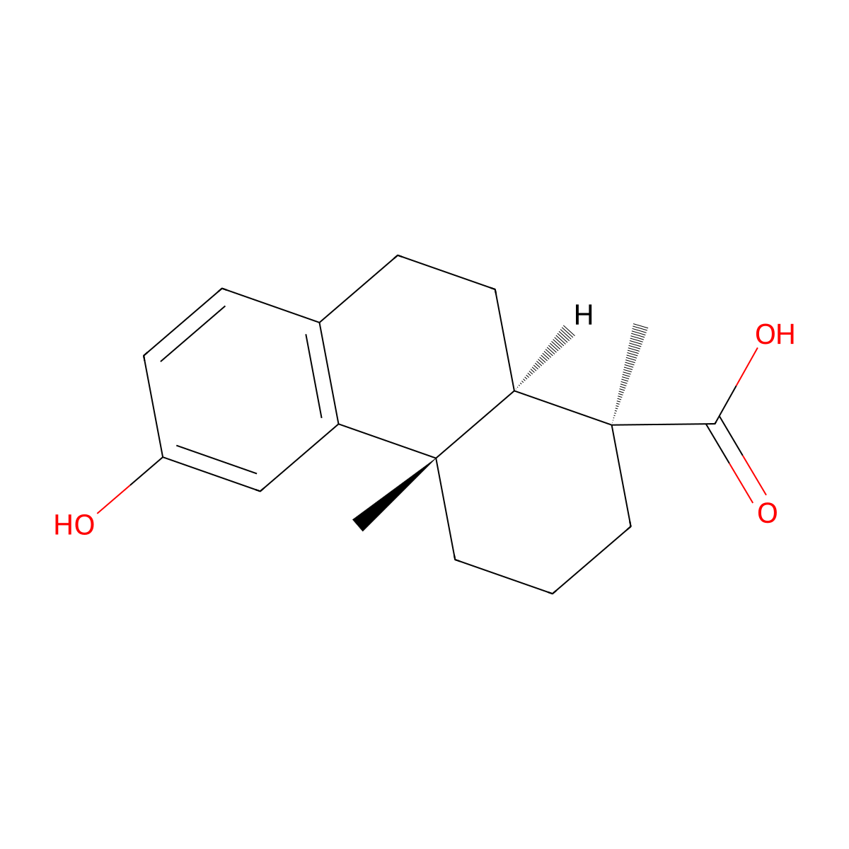 Podocarpic Acid molecular structure, CAS 5947-49-9