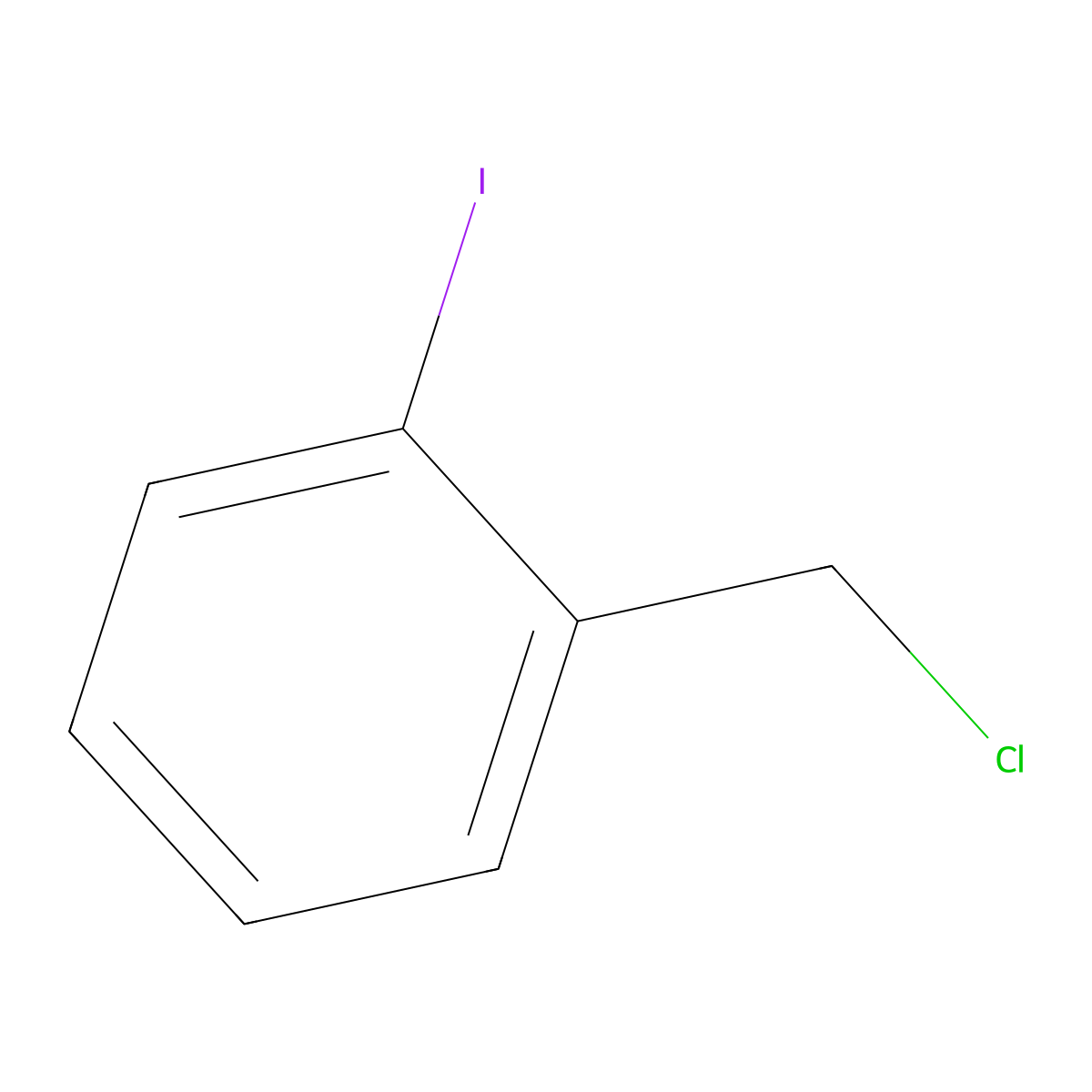 1-(Chloromethyl)-2-iodobenzene molecular structure, CAS 59473-45-9