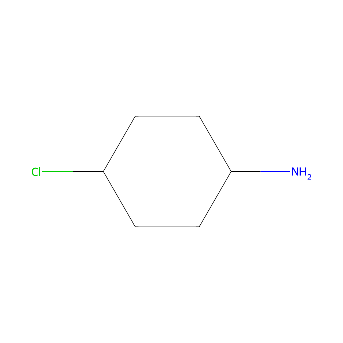 4-Chlorocyclohexan-1-amine molecular structure, CAS 59477-35-9
