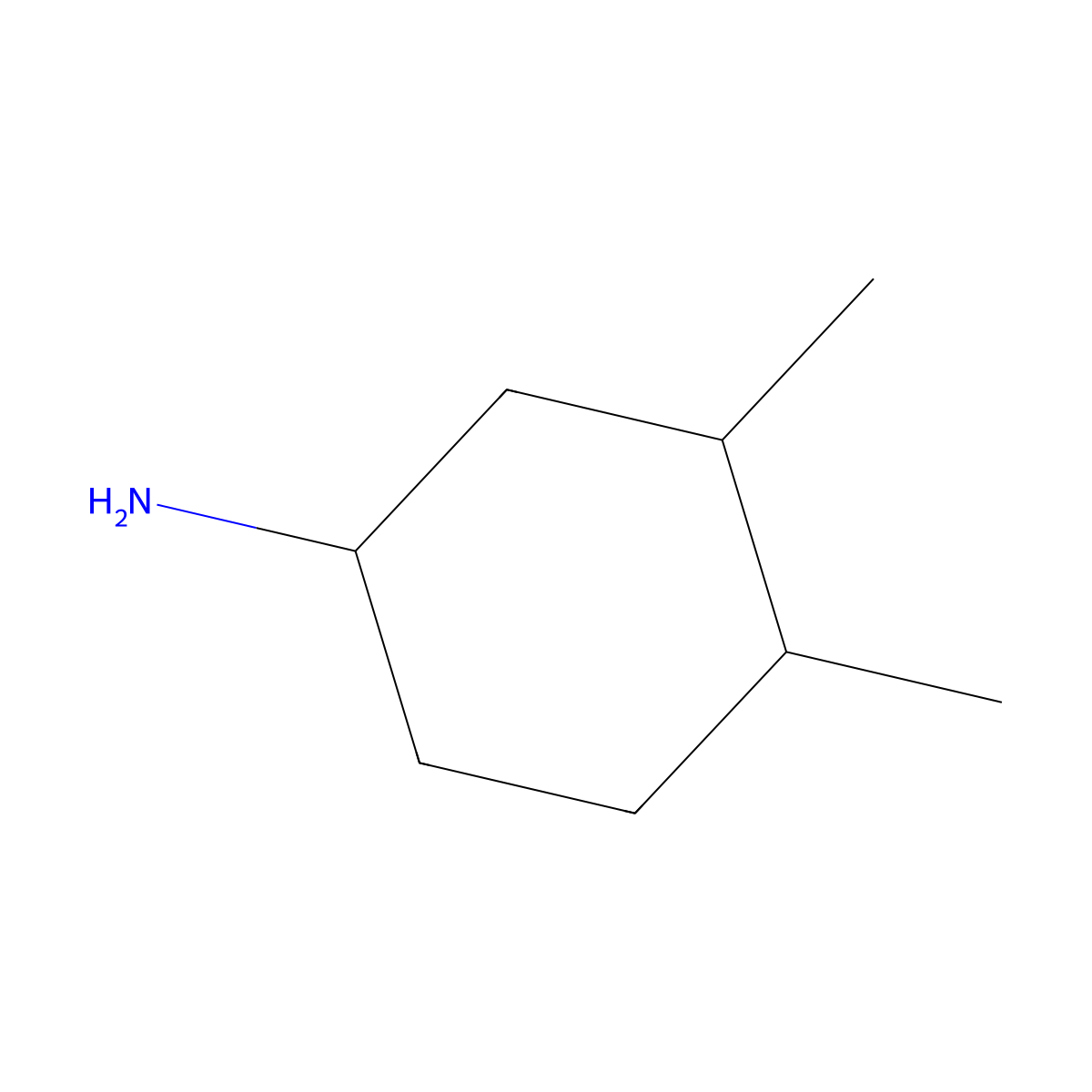 3,4-Dimethylcyclohexanamine molecular structure, CAS 59477-38-2