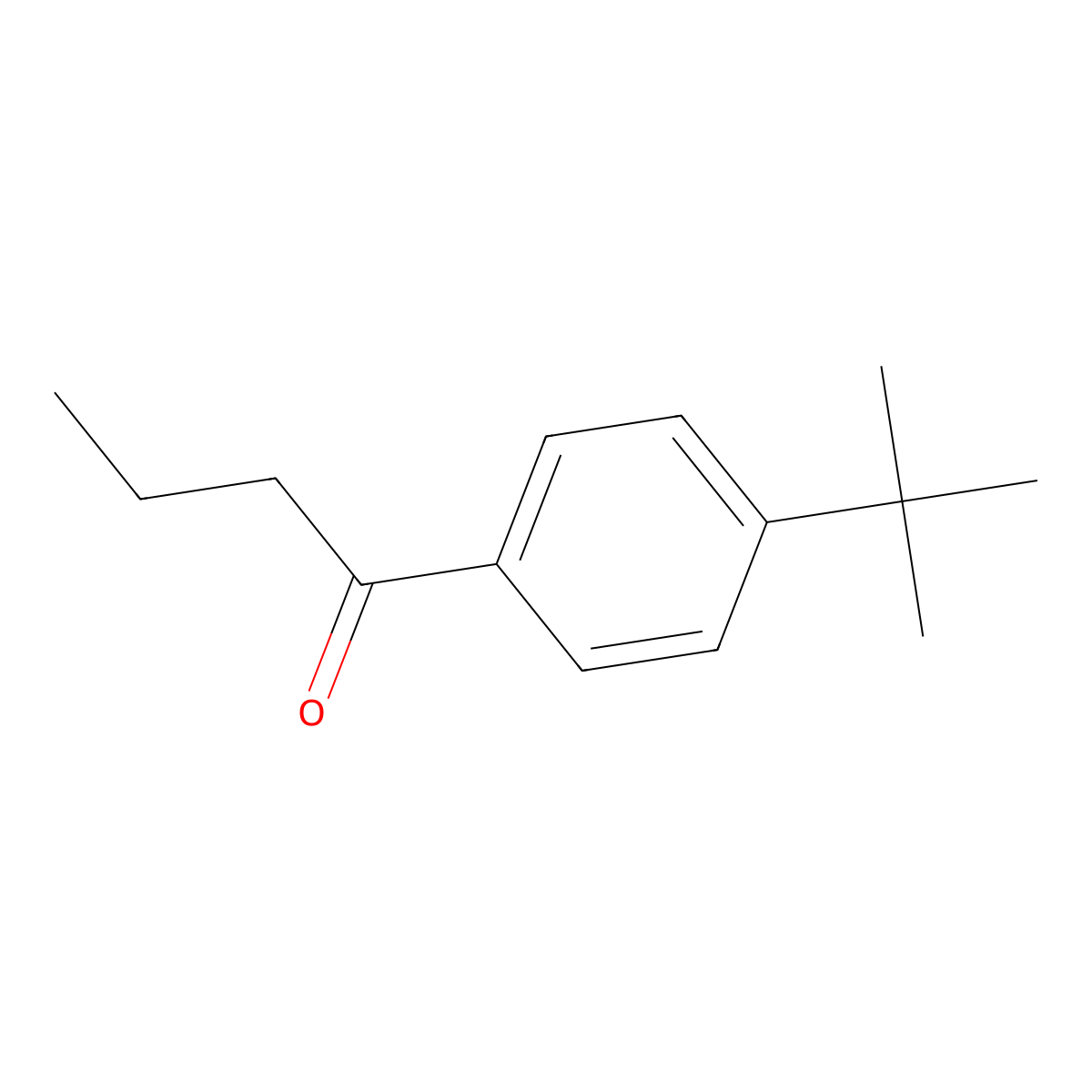 4'-tert-Butylbutyrophenone molecular structure, CAS 59477-80-4