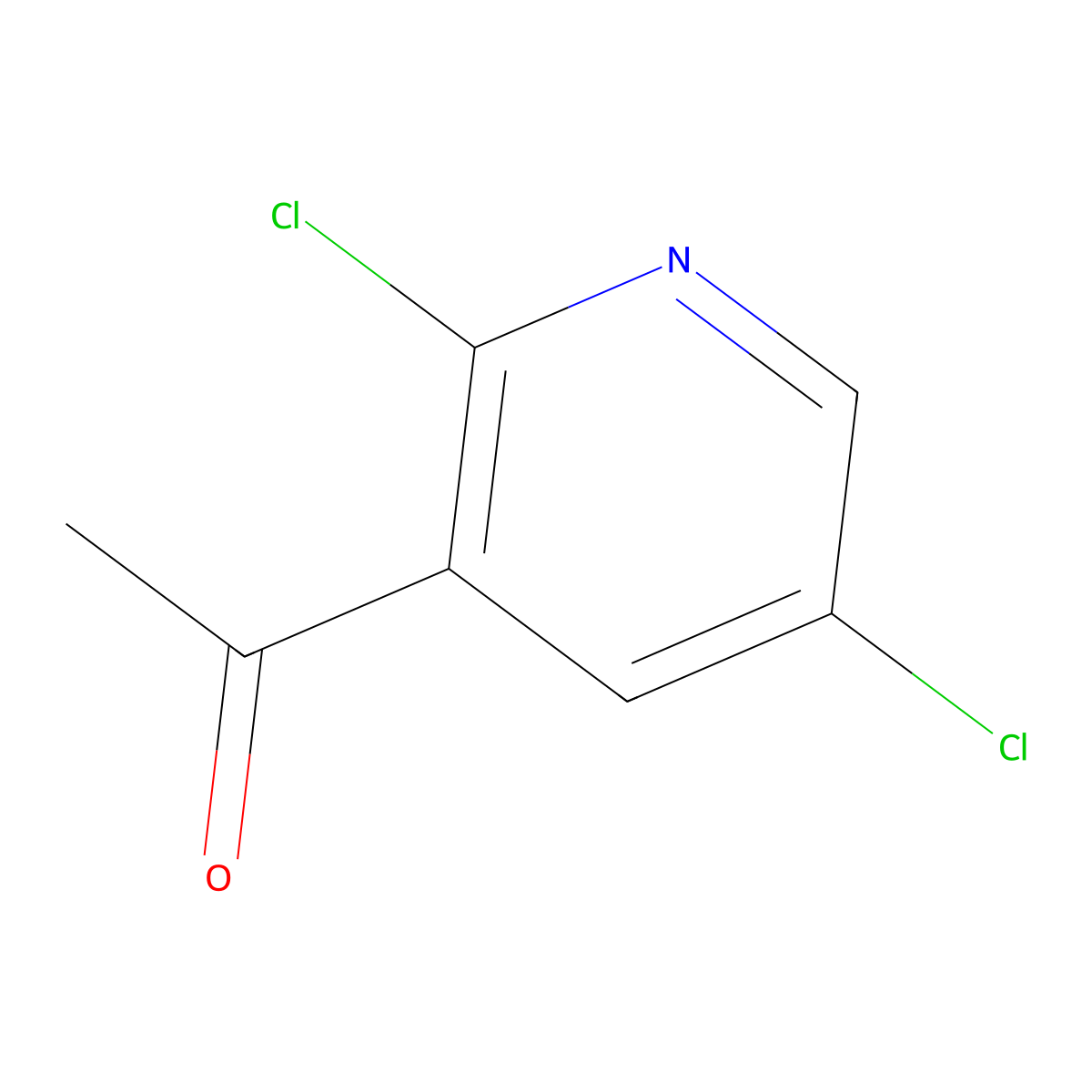1-(2,5-Dichloropyridin-3-yl)ethanone molecular structure, CAS 594815-00-6