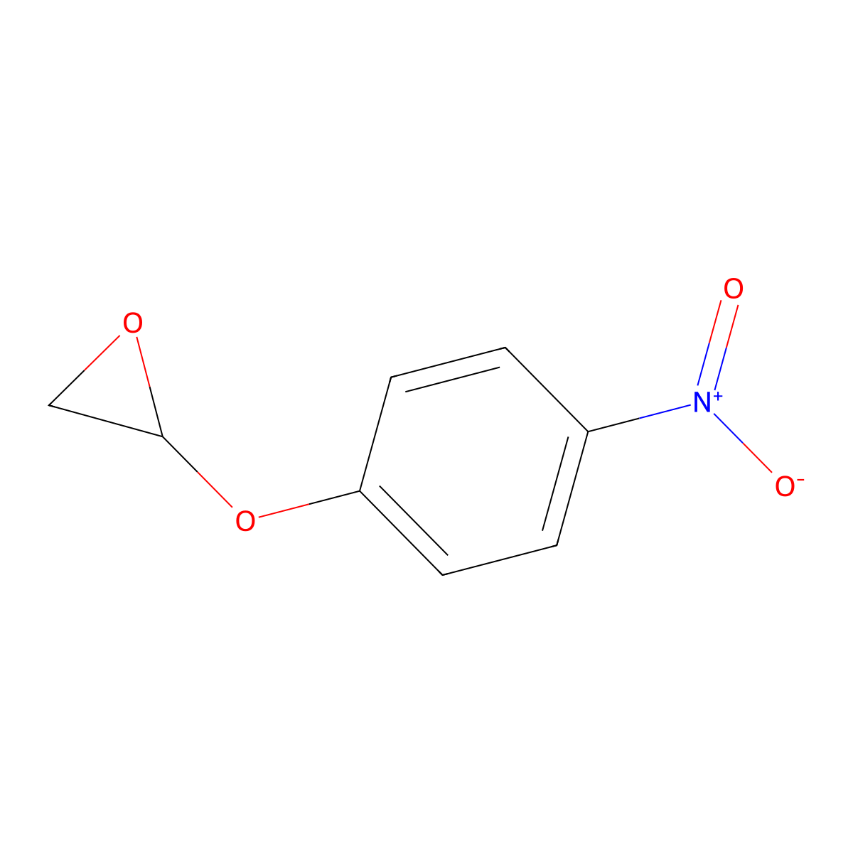 2'-(4-Nitrophenoxy)oxirane molecular structure, CAS 59485-08-4