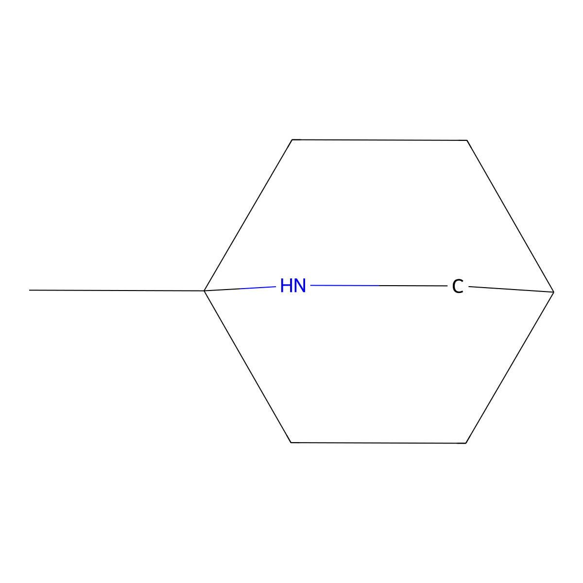 1-Methyl-2-azabicyclo[2.2.2]octane molecular structure, CAS 59499-00-2