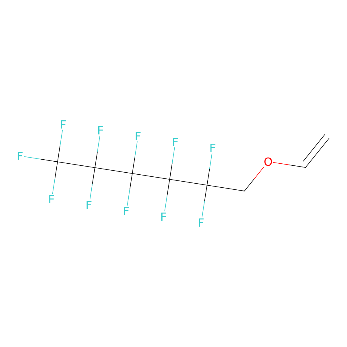 6-(Ethenyloxy)-1,1,1,2,2,3,3,4,4,5,5-undecafluorohexane molecular structure, CAS 595-00-6