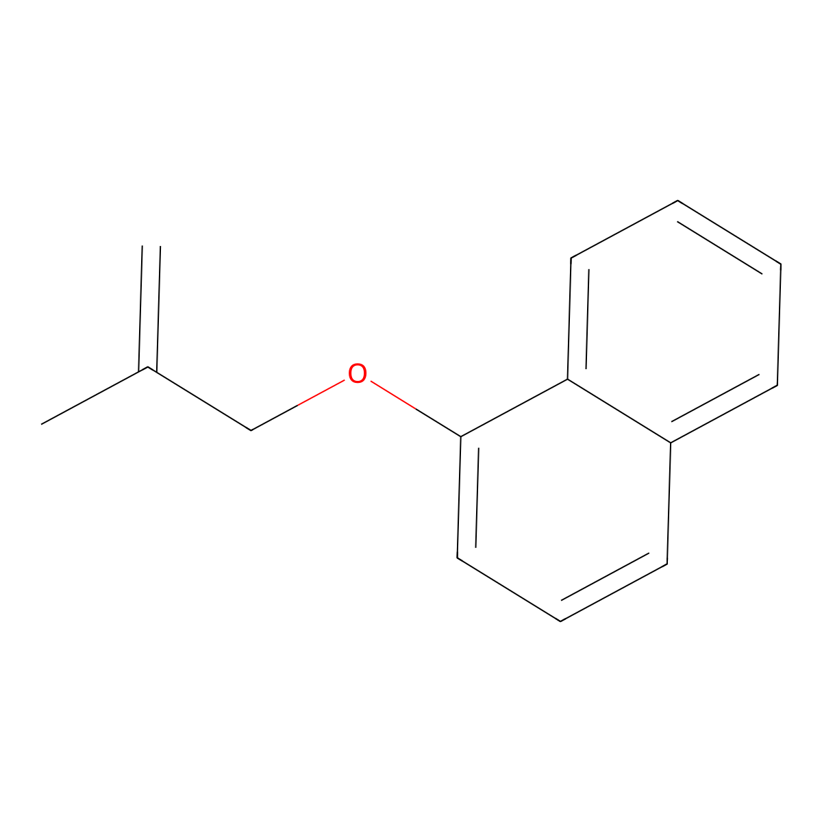 1-[(2-Methylprop-2-en-1-yl)oxy]naphthalene molecular structure, CAS 59502-25-9