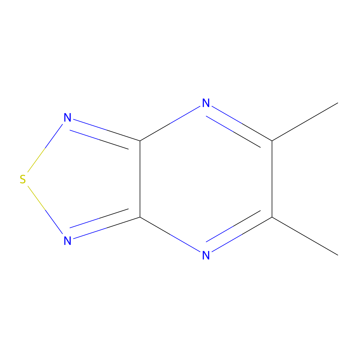 5,6-Dimethyl-[1,2,5]thiadiazolo[3,4-b]pyrazine molecular structure, CAS 59503-57-0
