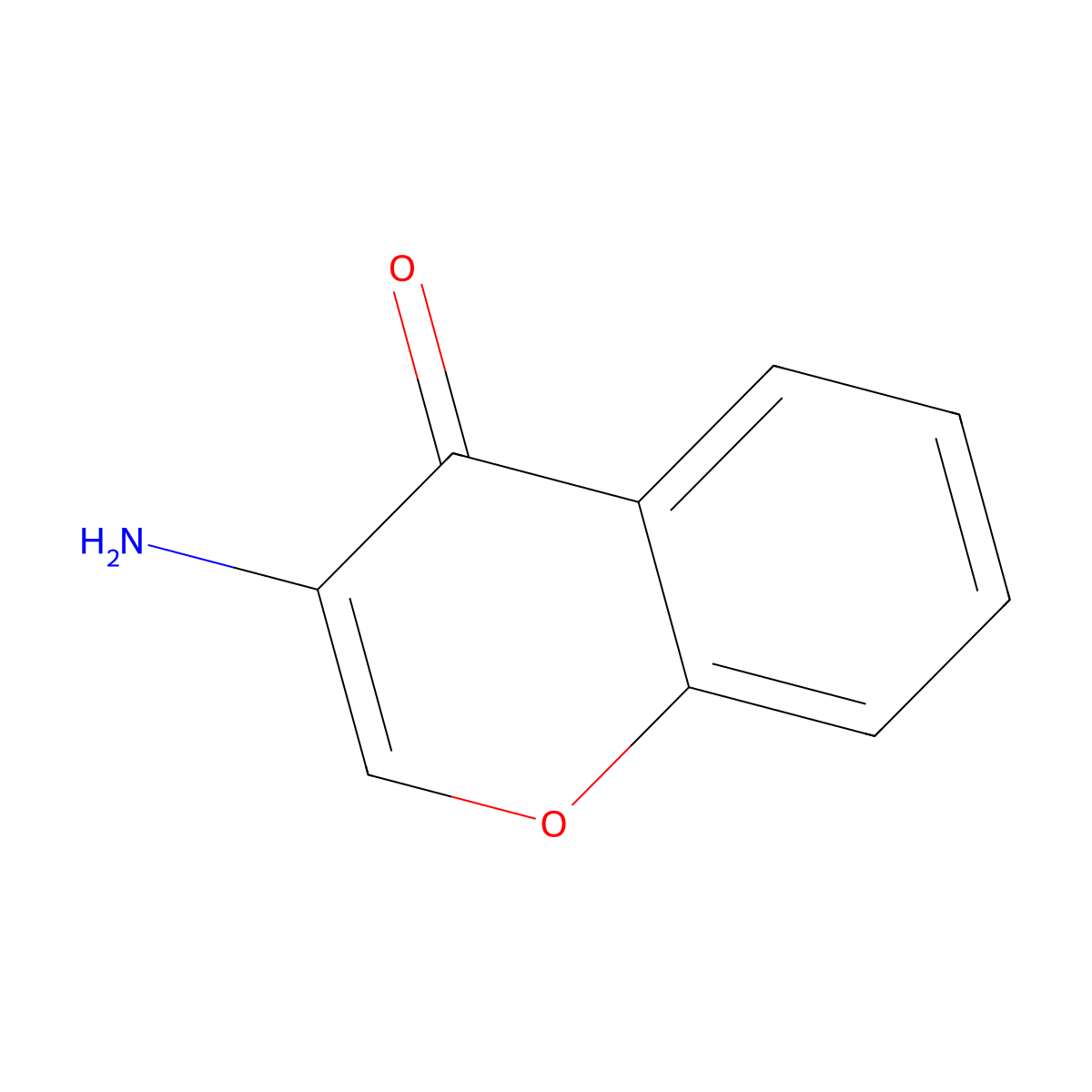 3-Aminochromone molecular structure, CAS 59507-94-7