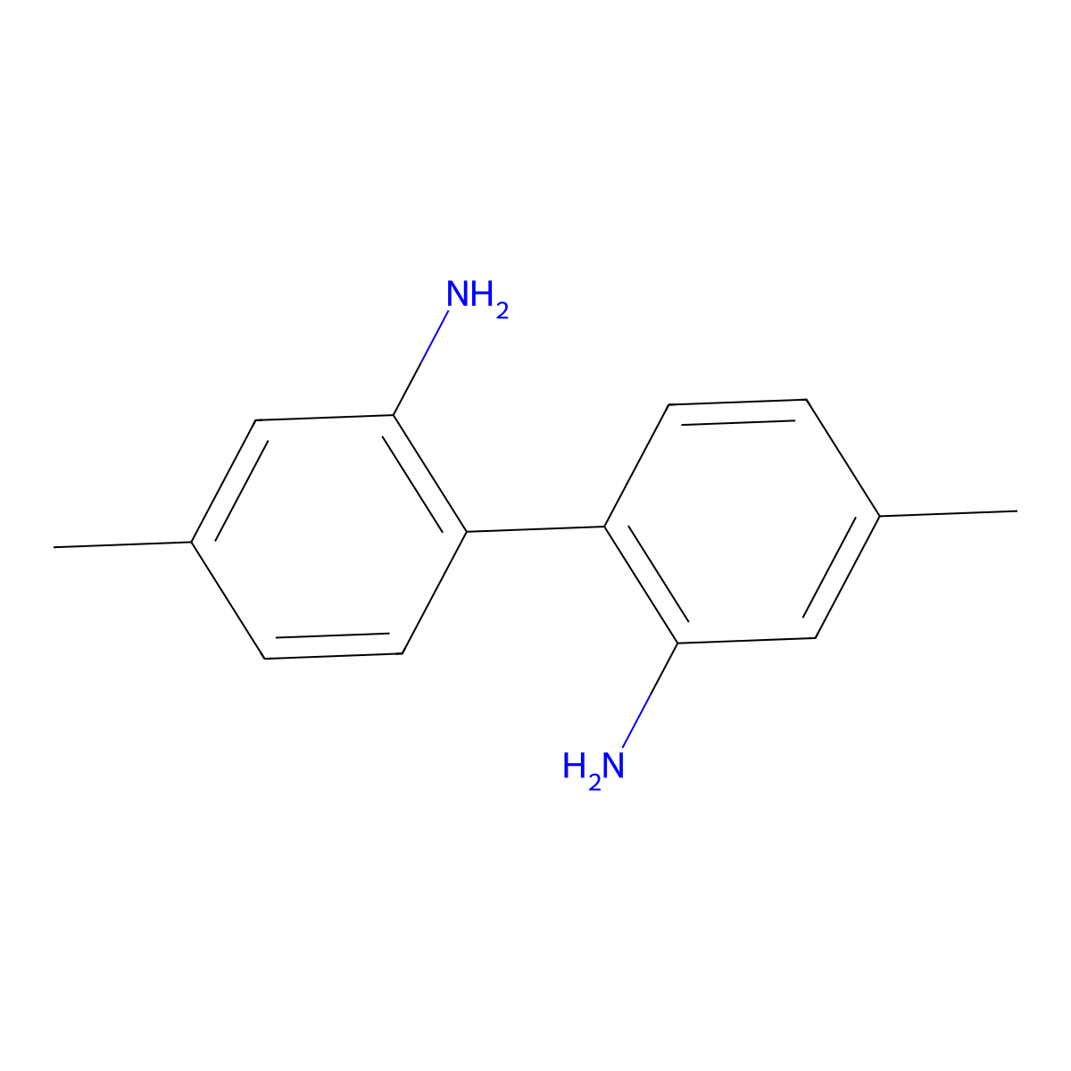 2,2'-Diamino-4,4'-dimethyl-biphenyl molecular structure, CAS 59517-21-4