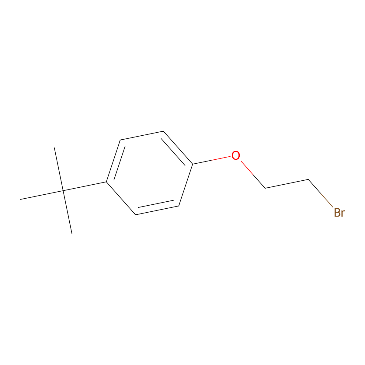 1-(2-Bromoethoxy)-4-tert-butylbenzene molecular structure, CAS 5952-59-0
