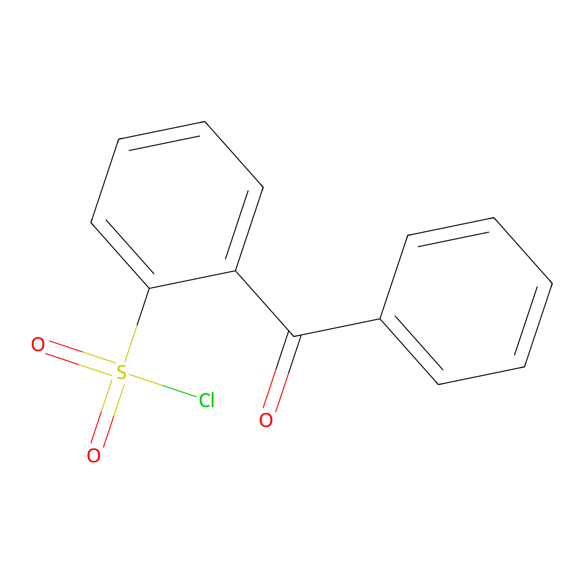 2-Benzoylbenzene-1-sulfonyl chloride molecular structure, CAS 59522-79-1