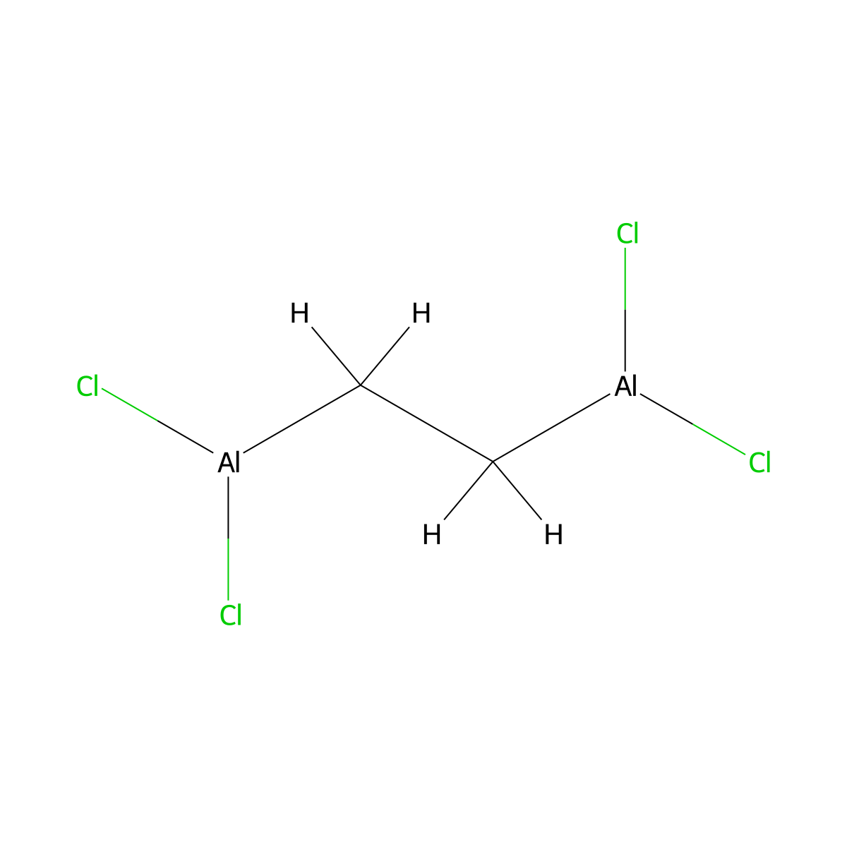 Aluminum, tetrachloro-mu-1,2-ethanediyldi- molecular structure, CAS 59534-55-3