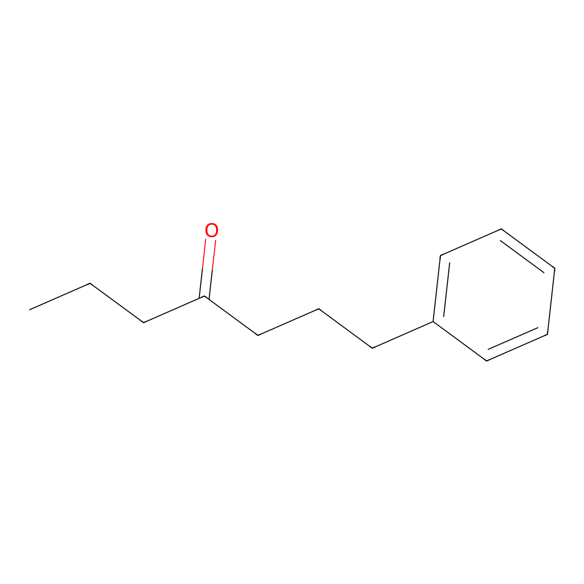 7-Phenylheptan-4-one molecular structure, CAS 59540-80-6