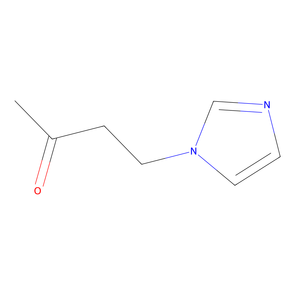 4-Imidazol-1-yl-butan-2-one molecular structure, CAS 59543-81-6