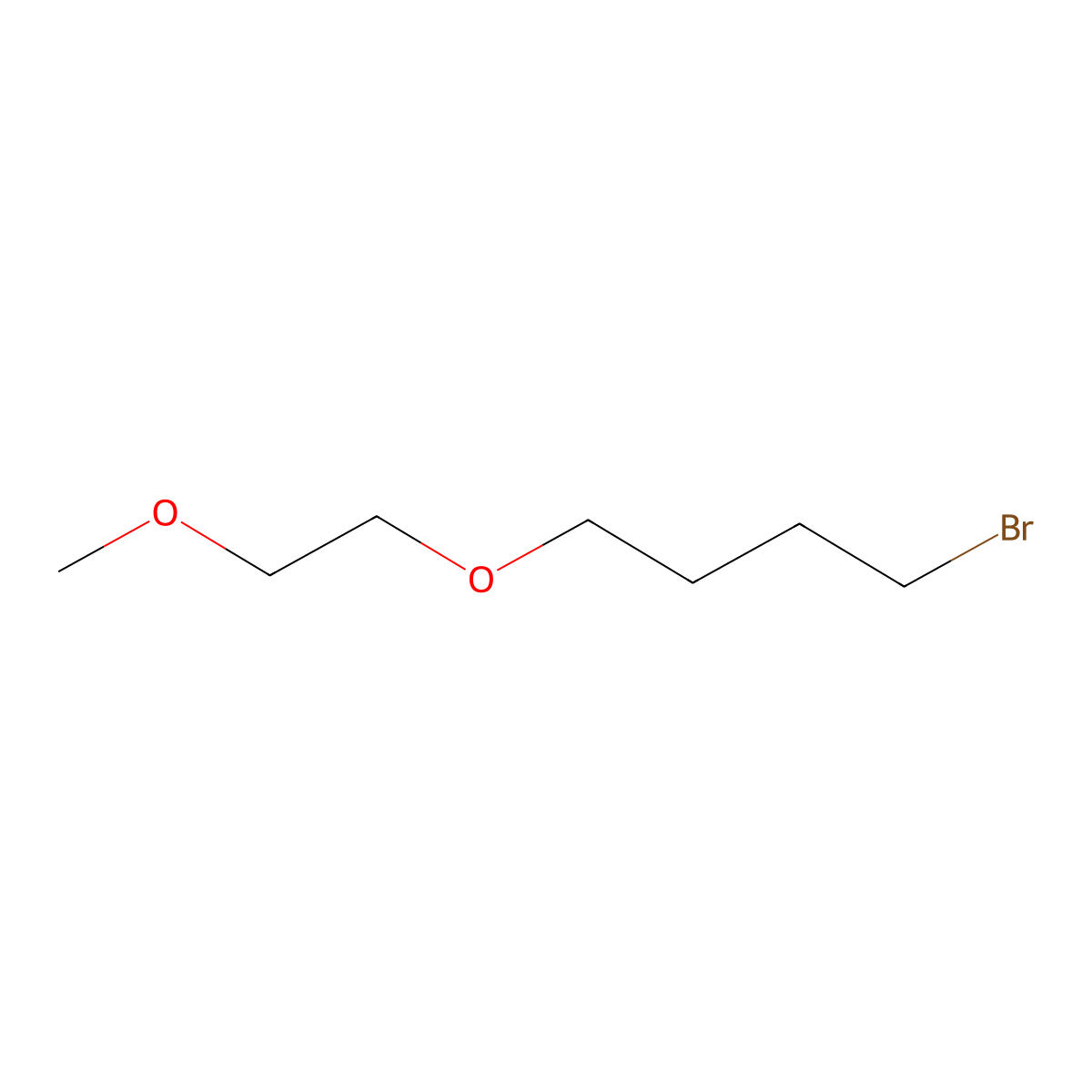 1-Bromo-4-(2-methoxyethoxy)butane molecular structure, CAS 59551-76-7