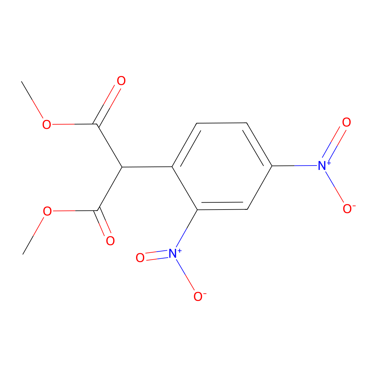 Dimethyl 2-(2,4-dinitrophenyl)malonate molecular structure, CAS 59562-41-3