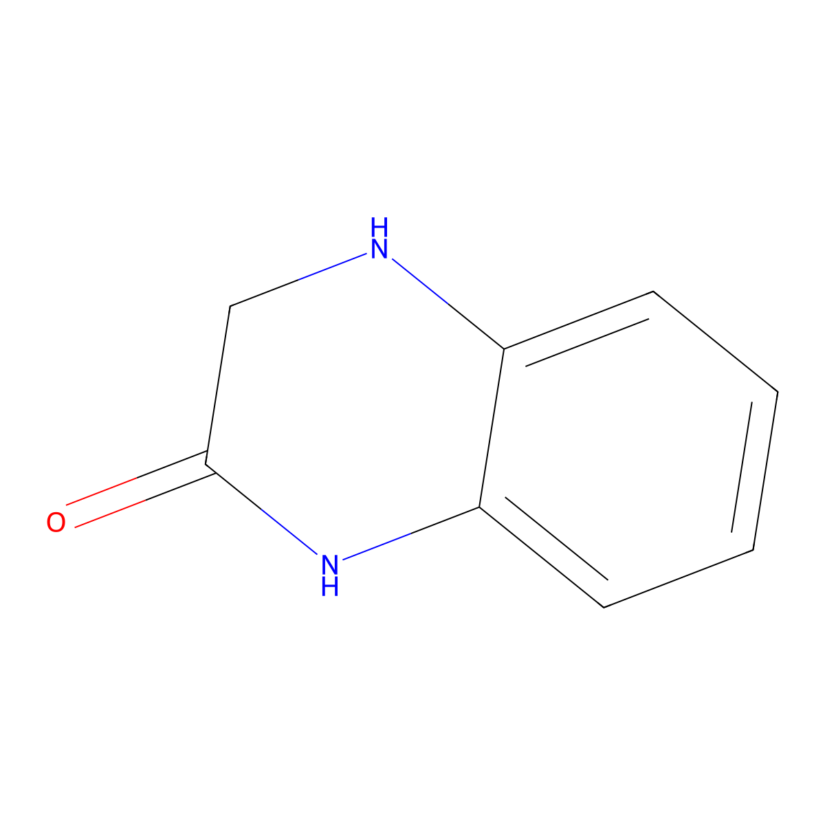 2(1H)-Quinoxalinone, 3,4-dihydro- molecular structure, CAS 59564-59-9
