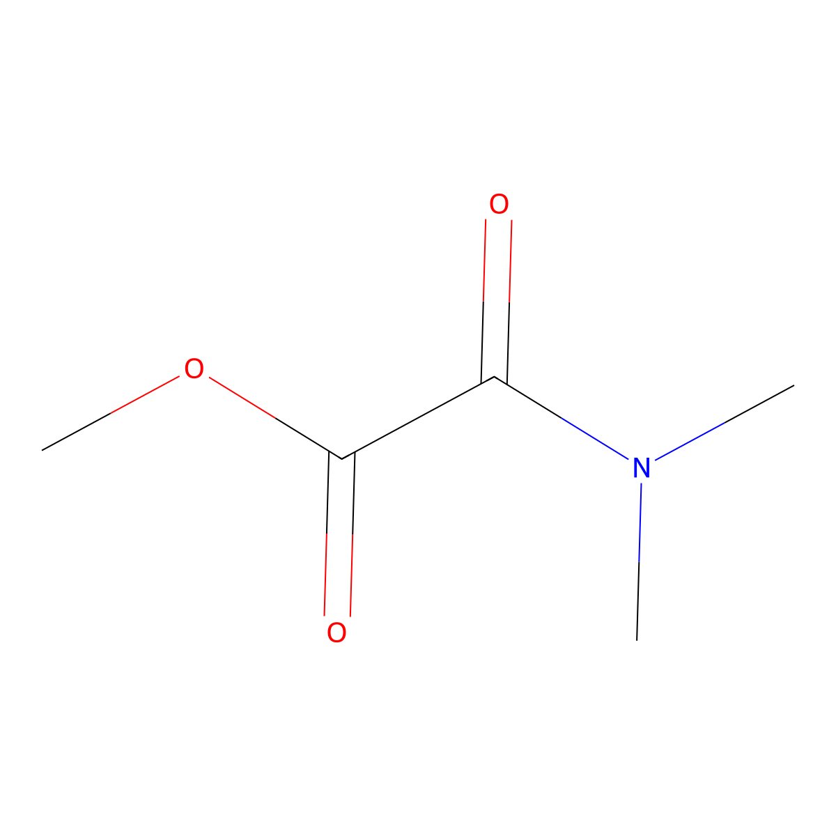 Methyl (dimethylcarbamoyl)formate molecular structure, CAS 59571-38-9