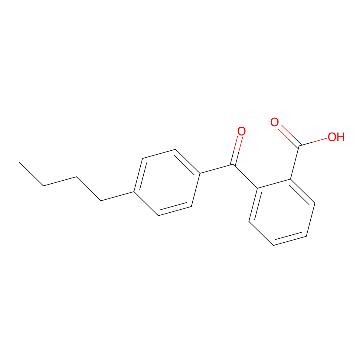 2-(4-Butylbenzoyl)benzoic acid molecular structure, CAS 59581-78-1
