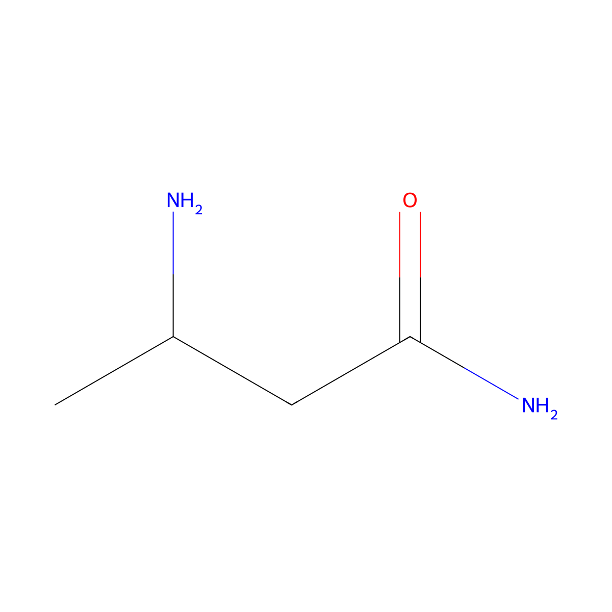 3-Aminobutanamide molecular structure, CAS 5959-32-0