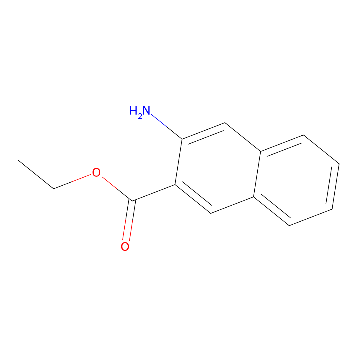 Ethyl 3-amino-2-naphthoate molecular structure, CAS 5959-54-6