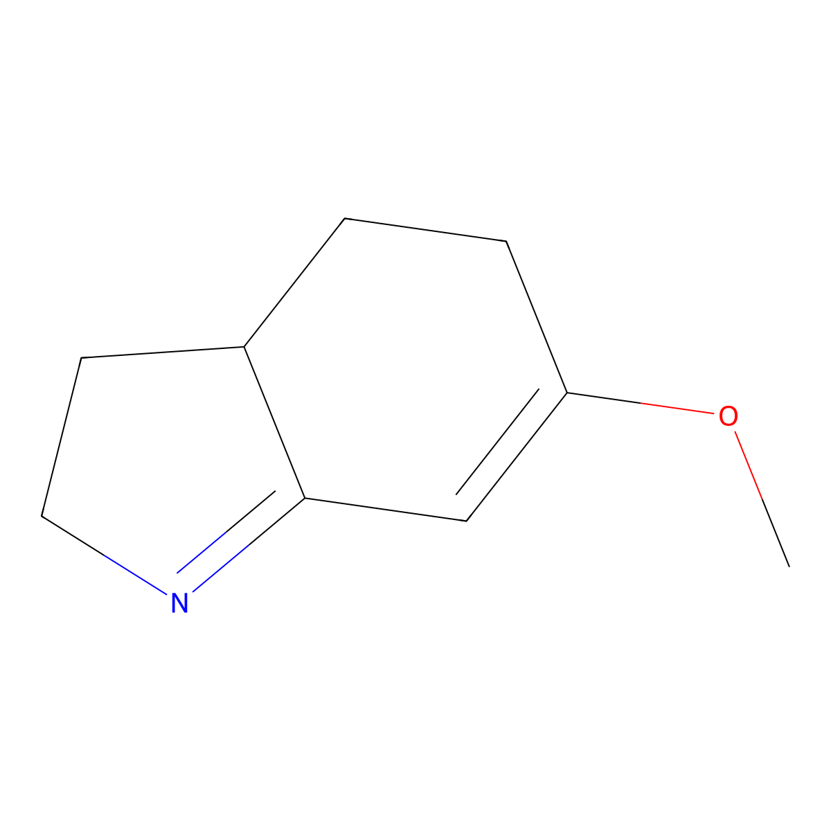 6-Methoxy-3,3a,4,5-tetrahydro-2H-indole molecular structure, CAS 59601-27-3