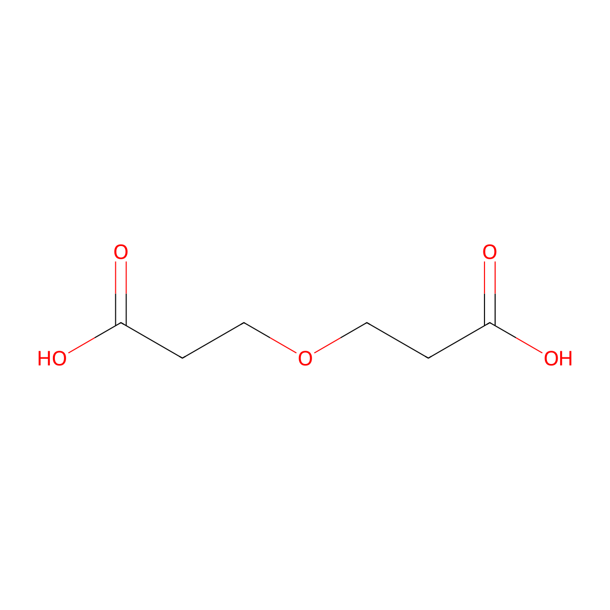3-(2-Carboxyethoxy)propanoic acid molecular structure, CAS 5961-83-1