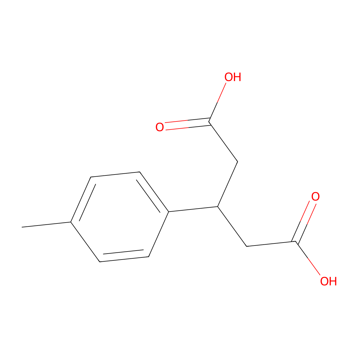 3-(p-Tolyl)pentanedioic acid molecular structure, CAS 59612-76-9