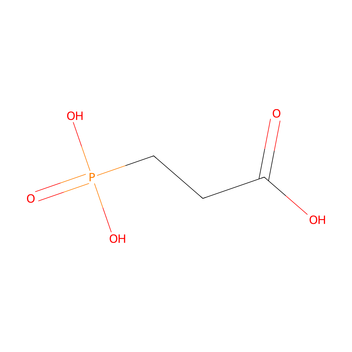 3-Phosphonopropionic acid molecular structure, CAS 5962-42-5
