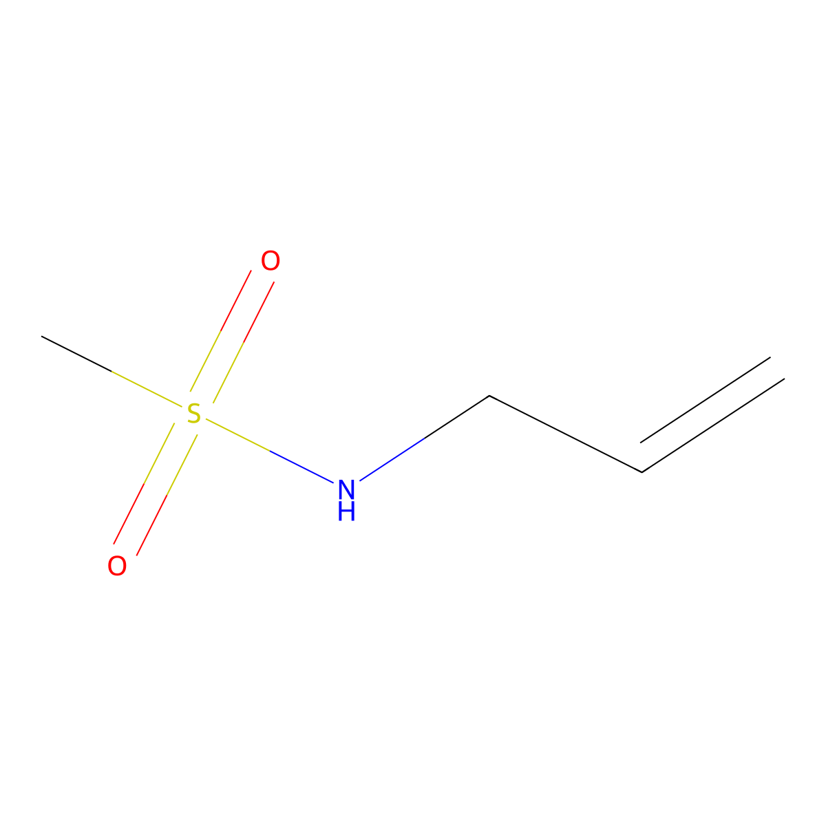 N-Allylmethanesulfonamide molecular structure, CAS 59639-96-2