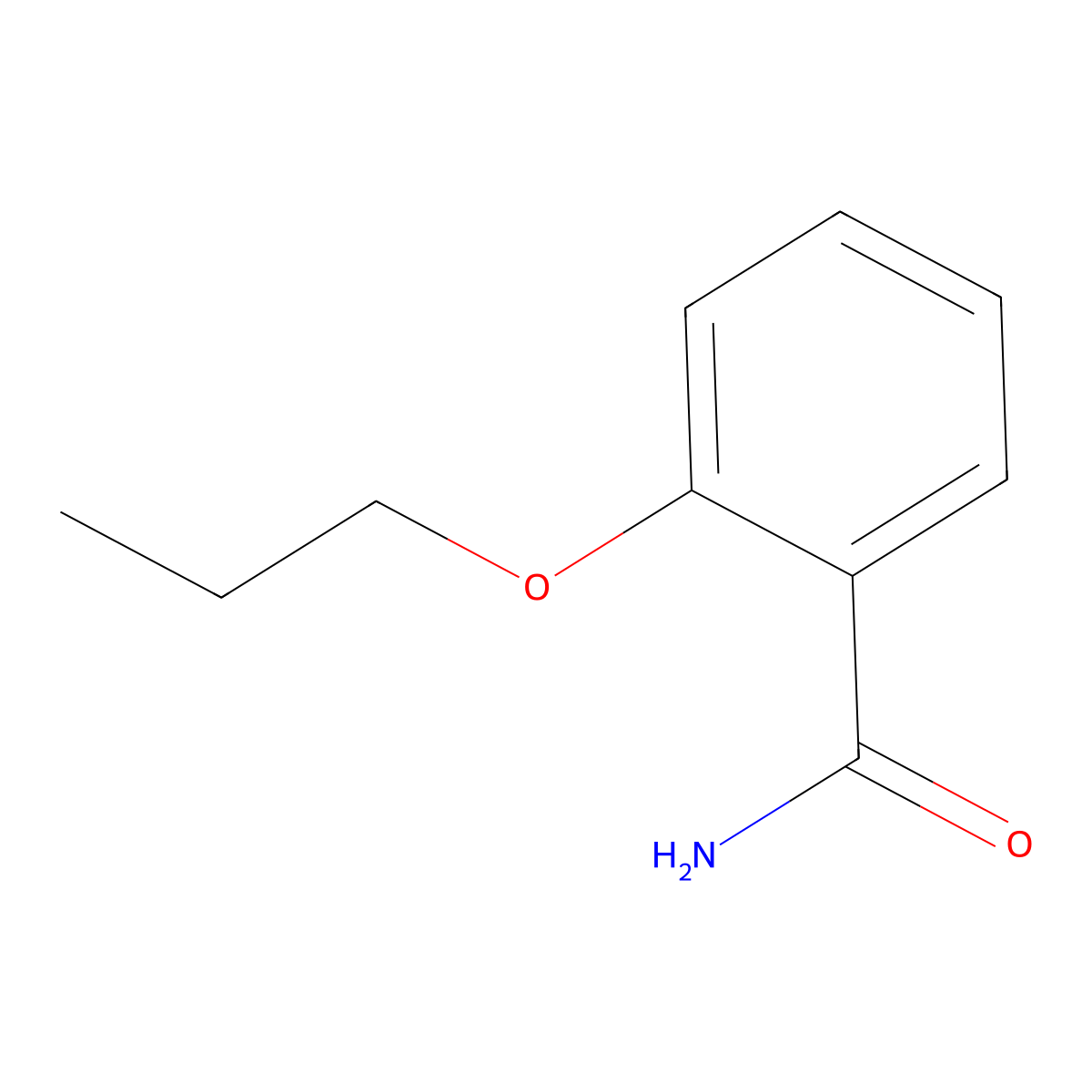 2-Propoxybenzamide molecular structure, CAS 59643-84-4